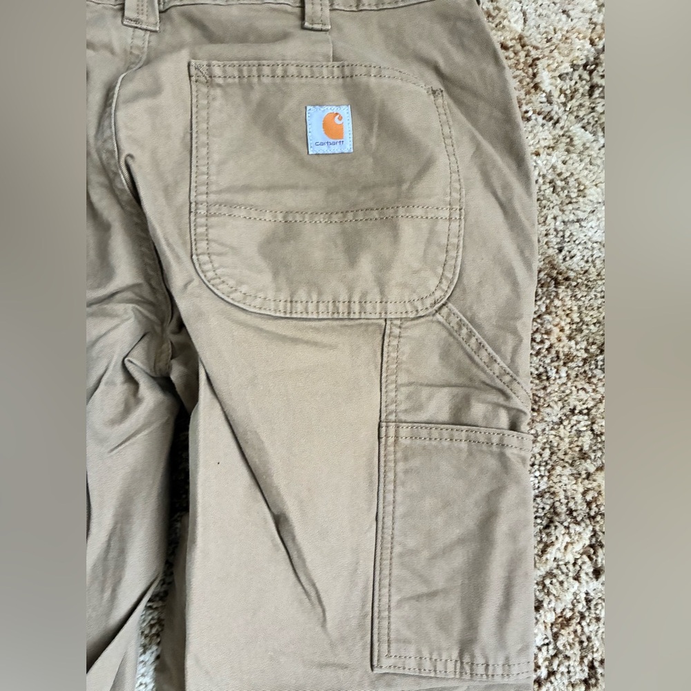 Carhartt Org. Fit Work Pants, Sz. 8, 5 Pocket Style/Side Pockets/Hammer Loop - Picture 8 of 11